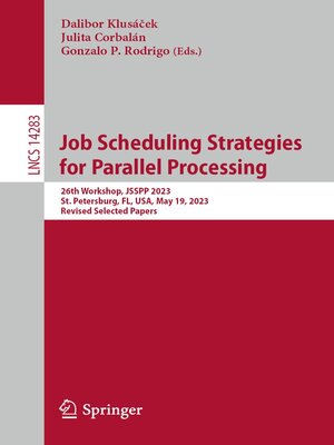 cover image of Job Scheduling Strategies for Parallel Processing